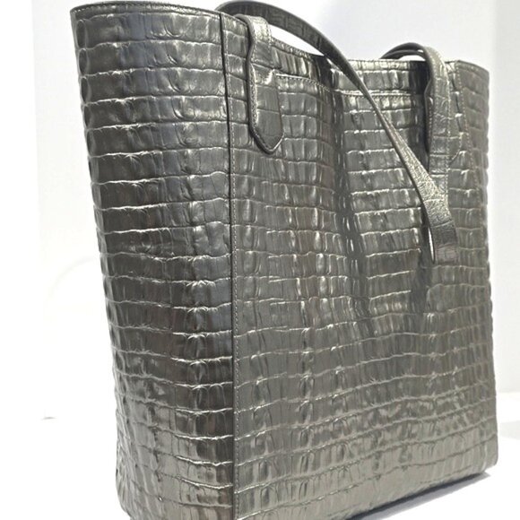 NWT ✅ Brahmin JAYDEN Large Tote (Pyrite La Scala)  ✨NWT, COA, DUST BAG - Picture 7 of 16